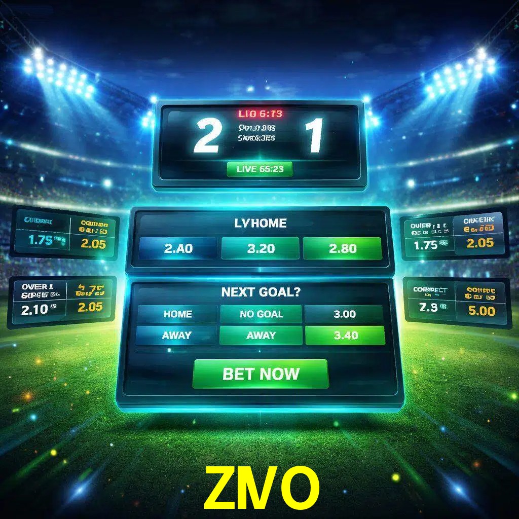 Vista de apuestas en vivo ZIVO durante un partido en curso